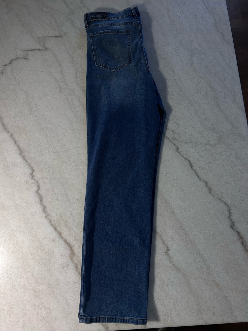Nannette Medium Blue Straight Leg Jeans - Picture 4 of 5